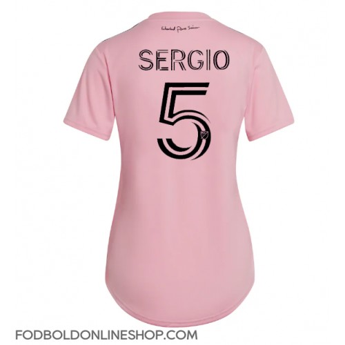 Inter Miami Sergio Busquets #5 Hjemmebanetrøje Dame 2023-24 Kortærmet